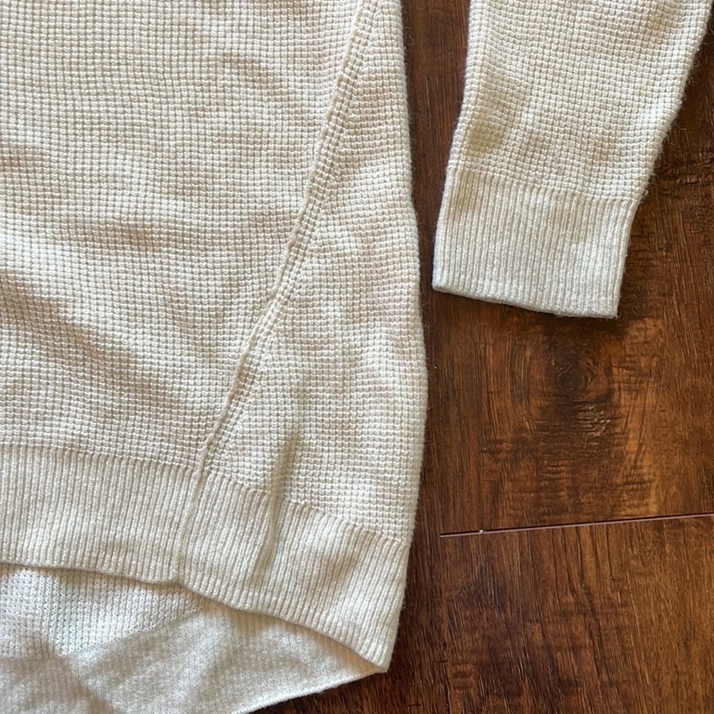 Madewell Alpaca Wool Blend Loose Fit Oversized Sweater Buttons Size XS - Picture 7 of 10